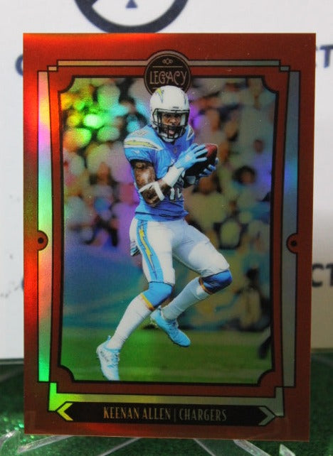 2019 PANINI LEGACY KEENAN ALLEN # 57 BRONZE 079/100 NFL LOS ANGELES CHARGERS GRIDIRON CARD