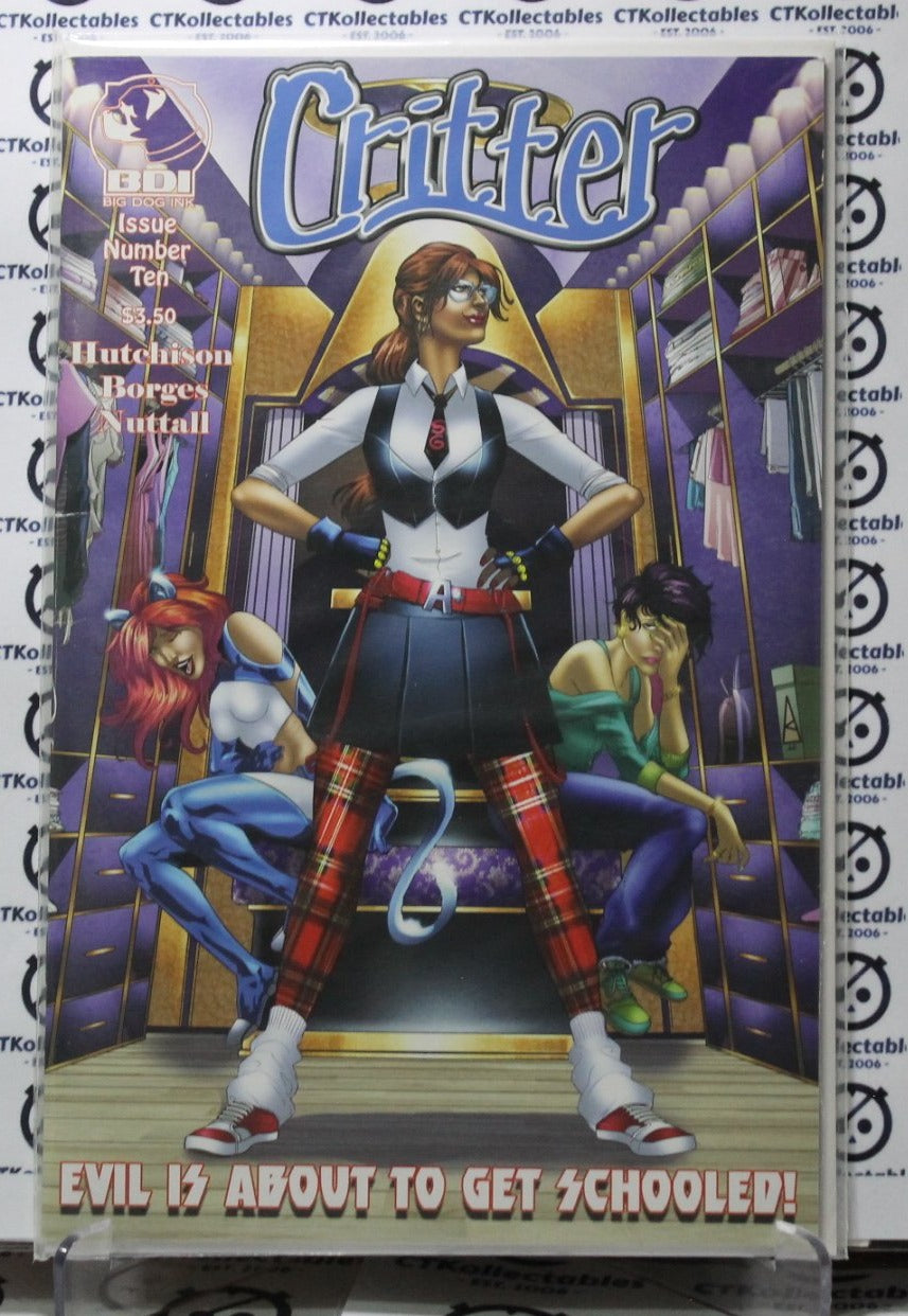 CRITTER # 10 BIG DOG INK VARIANT COMIC BOOK 2012/14