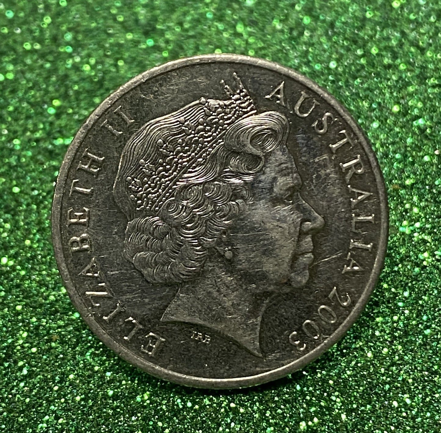 AUSTRALIAN 20 CENT COIN 2003 AUSTRALIA VOLUNTEERS MAKING A DIFFERENCE VF CONDITION