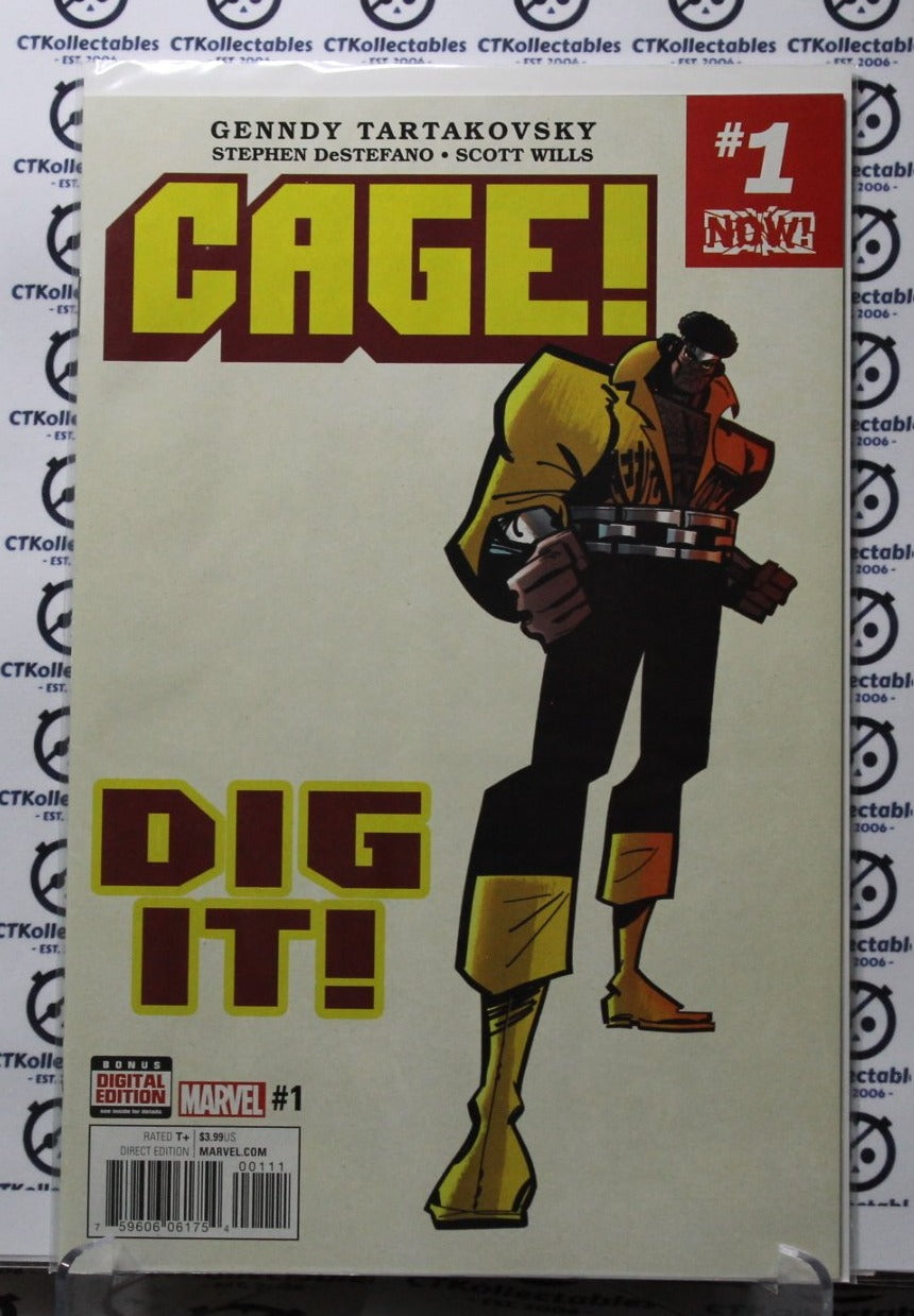 CAGE # 1 DIG IT MARVEL NM/VF COMIC BOOK 2016