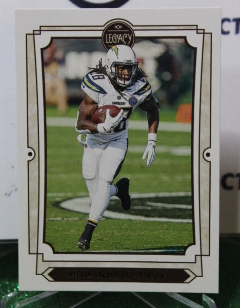 2019 PANINI LEGACY MELVIN GORDON III # 56 NFL LOS ANGELES CHARGERS GRIDIRON CARD