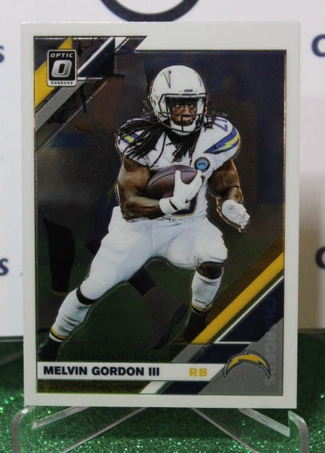 2019 PANINI DONRUSS OPTIC MELVIN GORDON III # 50 NFL LOS ANGELES CHARGERS GRIDIRON CARD