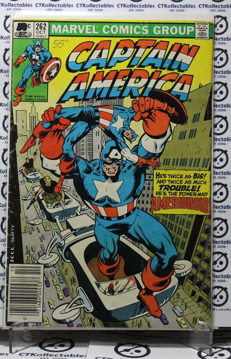 CAPTAIN AMERICA # 262 MARVEL F/VF COMIC BOOK 1981