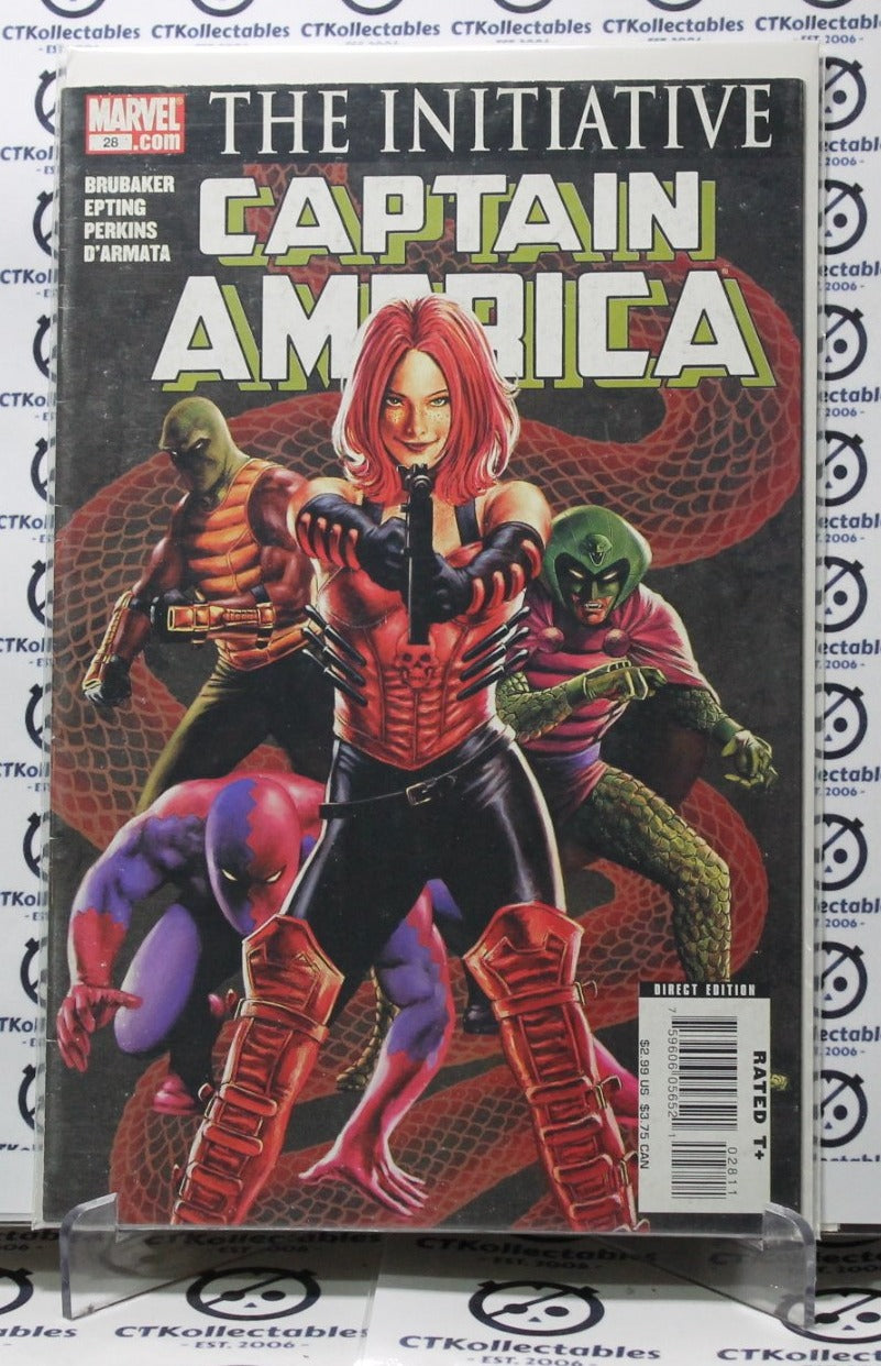 CAPTAIN AMERICA # 28 THE INITIATIVE MARVEL COMIC BOOK 2007