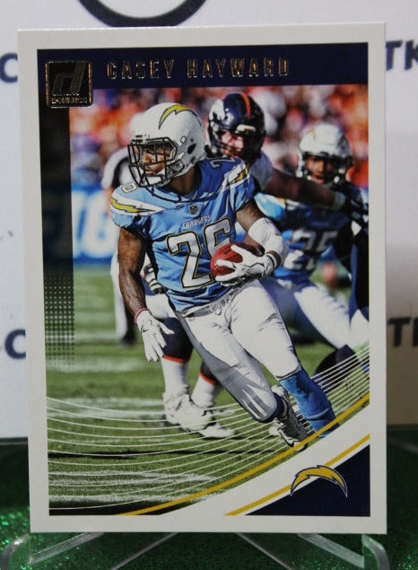 2018 PANINI DONRUSS CASEY HAYWARD # 296 NFL LOS ANGELES CHARGERS GRIDIRON CARD