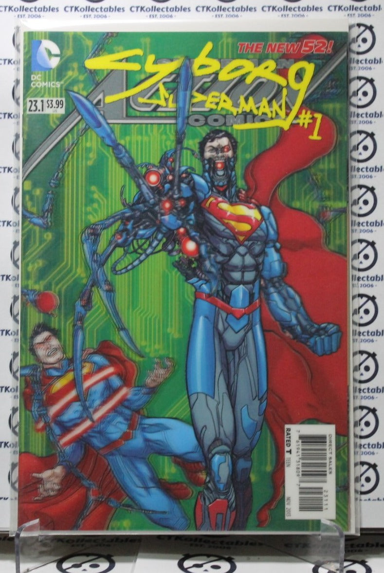 CYBORG SUPERMAN # 1 ACTION COMICS # 23.1 NM/VF COMIC BOOK DC 3D COVER 2013