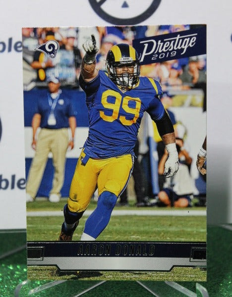 2019 PANINI PRESTIGE ARRON DONALD # 190 NFL LOS ANGELES RAMS GRIDIRON CARD