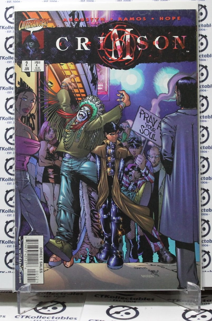 CRIMSON # 2 IMAGE / CLIFFHANGER COMIC BOOK 1998 VARIANT