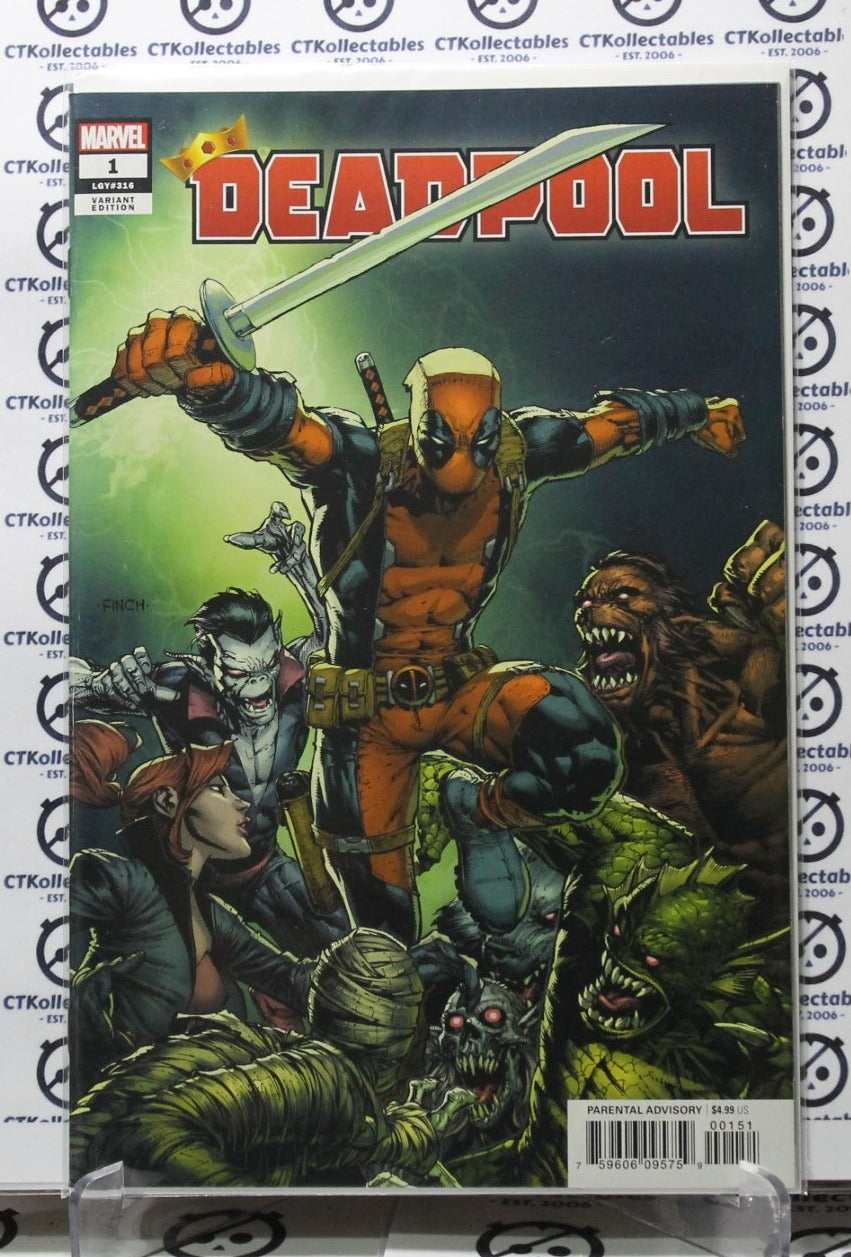 DEADPOOL # 1 MONSTER VARIANT MARVEL NM PARENTAL ADVISORY 2020