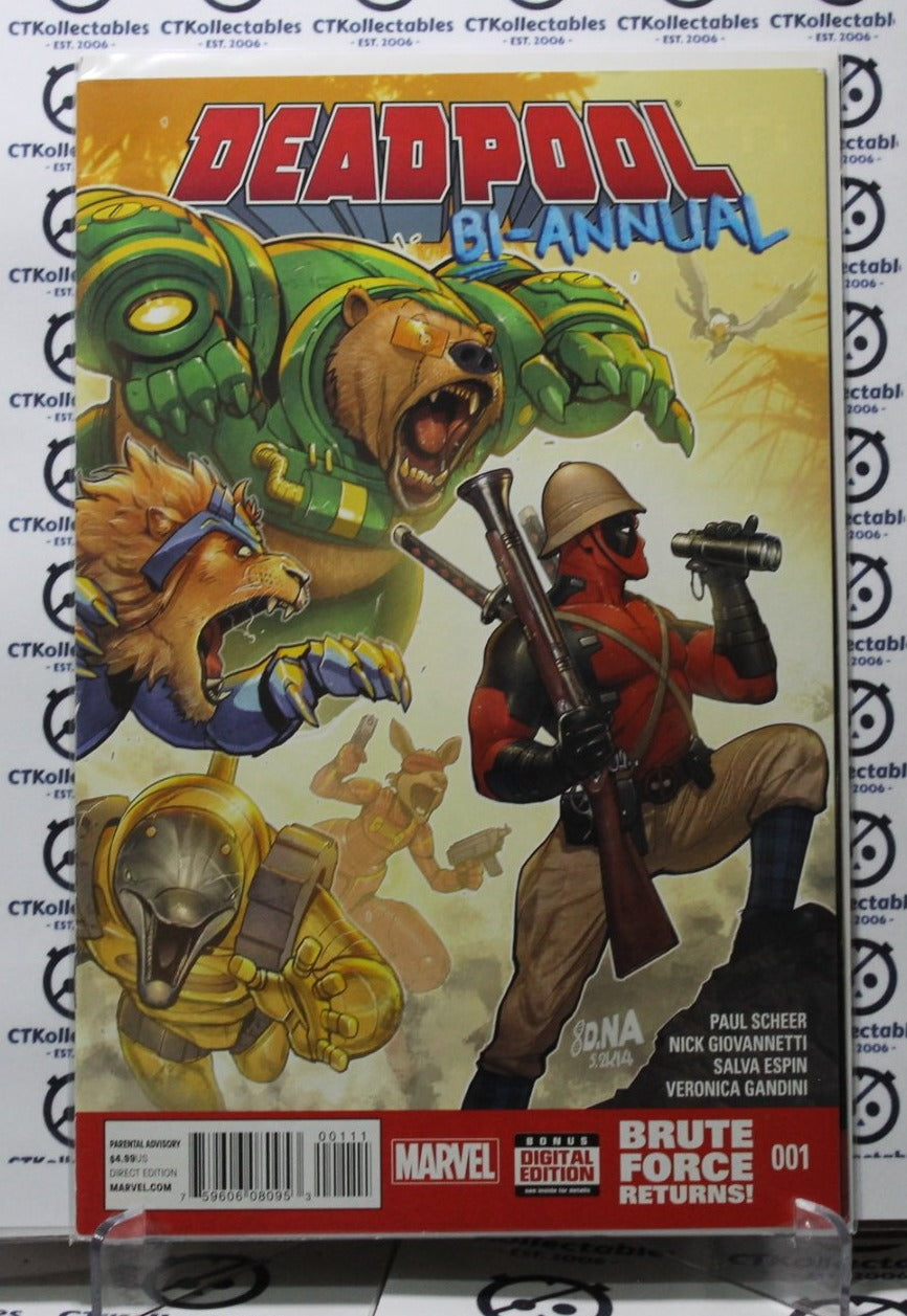 DEADPOOL # 001 BI - ANNUAL MARVEL COMIC BOOK MATURE READERS 2014