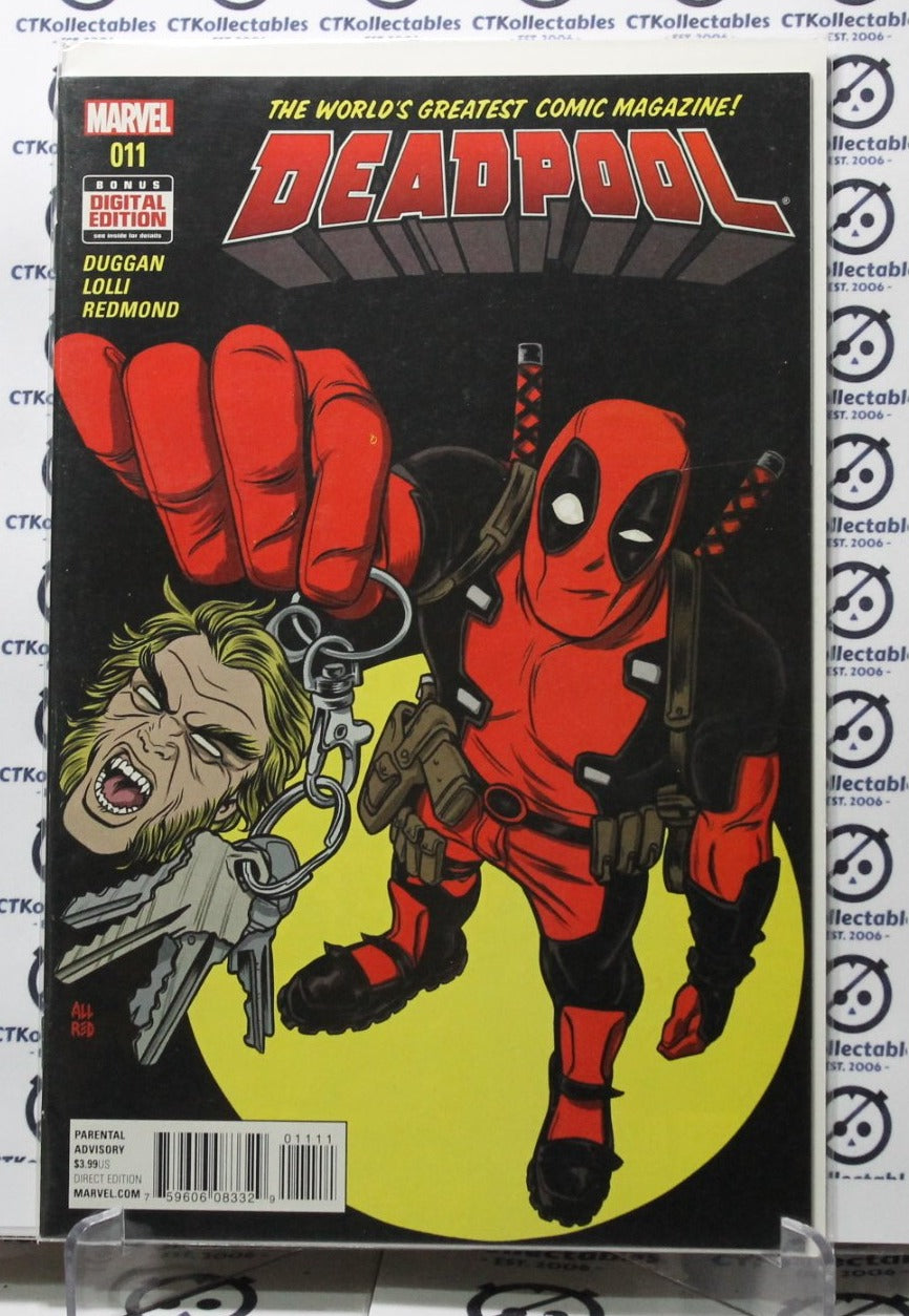DEADPOOL # 011 MARVEL COMIC BOOK MATURE READERS 2015