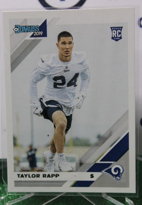 2019 PANINI DONRUSS TAYLOR RAPP #279 ROOKIE NFL LOS ANGELES RAMS GRIDIRON CARD