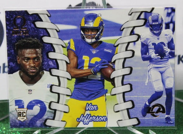 2020 PANINI CHRONICLES OMEGA VAN JEFFERSON # O-32 ROOKIE NFL LOS ANGELES RAMS GRIDIRON CARD
