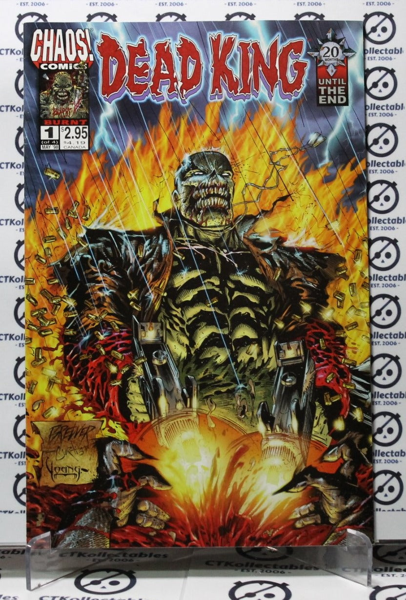 DEAD KING # 1 BURNT CHAOS COMICS 1998 HORROR