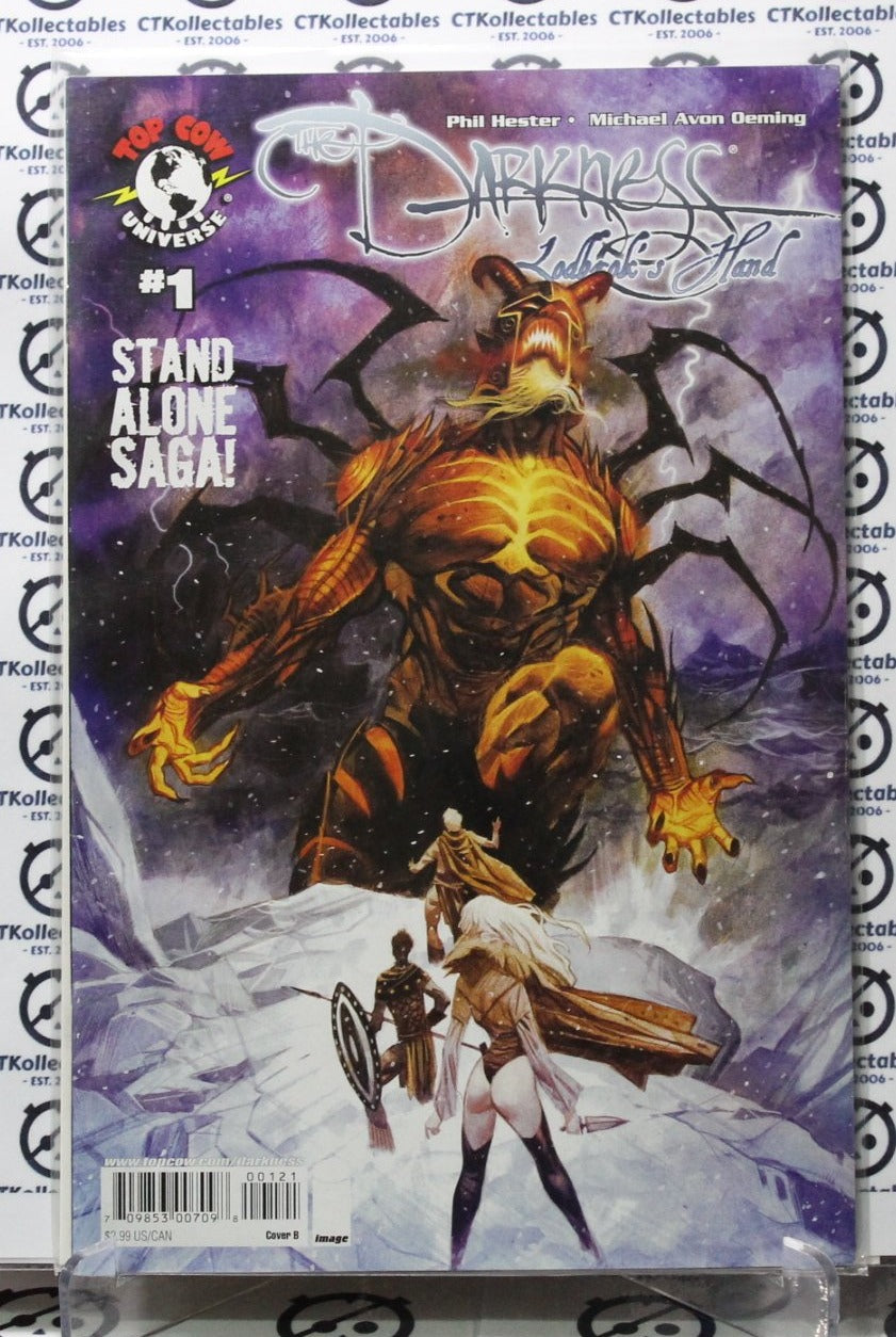 THE DARKNESS # 1 LODBROK'S HAND TOPCOW / IMAGE COMIC BOOK