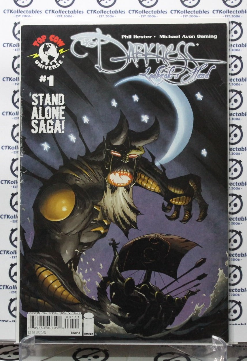 THE DARKNESS # 1 LODBROK'S HAND TOPCOW / IMAGE COMIC BOOK 2008