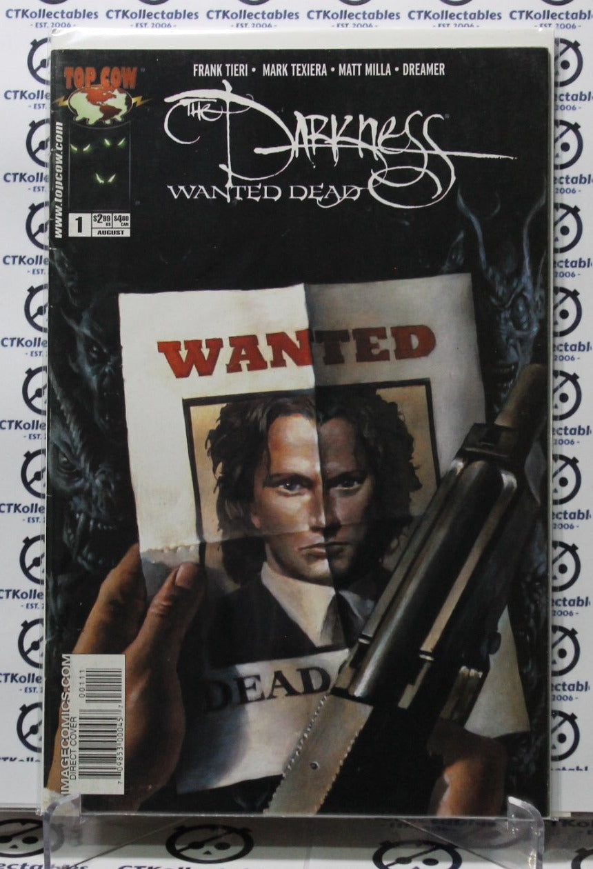 DARKNESS # 1 WANTED DEAD TOPCOW / IMAGE COMIC BOOK NM / VF 2003