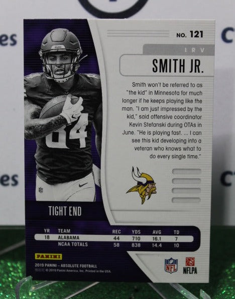2019 PANINI ABSOLUTE IRV SMITH JR. # 121 ROOKIE NFL MINNESOTA VIKINGS GRIDIRON CARD