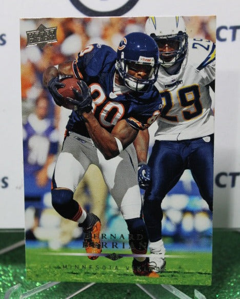 2008 UPPER DECK BERNARD BERRIAN # 30 NFL MINNESOTA VIKINGS GRIDIRON CARD