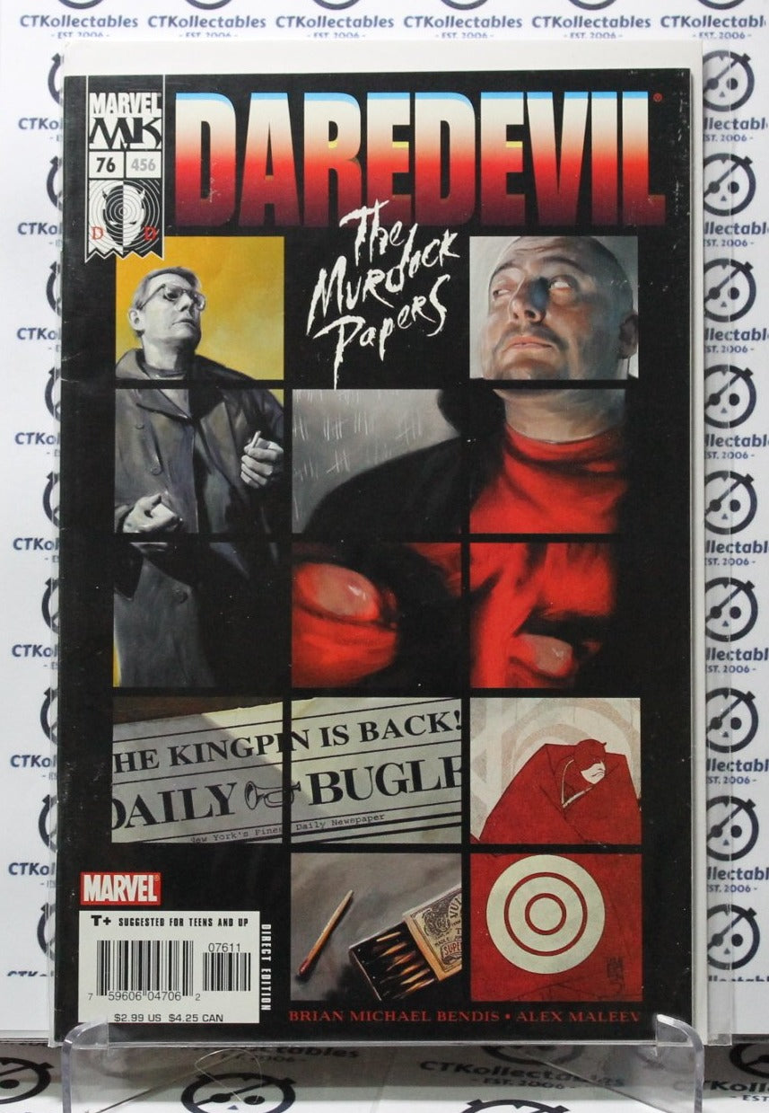 DAREDEVIL # 76 THE MURDOCK PAPERS MARVEL COMIC BOOK 2005