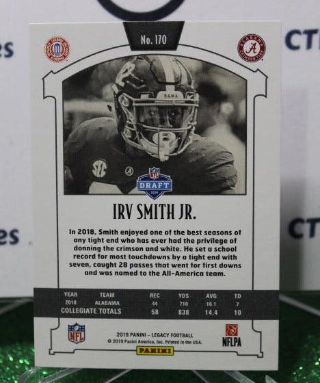 2019 PANINI LEGACY IRV SMITH JR. # 170 ROOKIE NFL MINNESOTA VIKINGS GRIDIRON CARD
