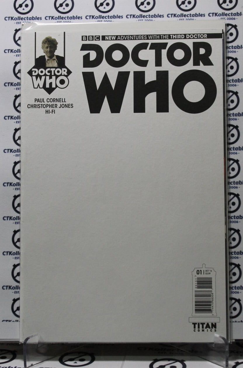 DOCTOR WHO # 1 ADV WITH THE THIRD DOCTOR TITAN VARIANT COMIC BOOK 2016