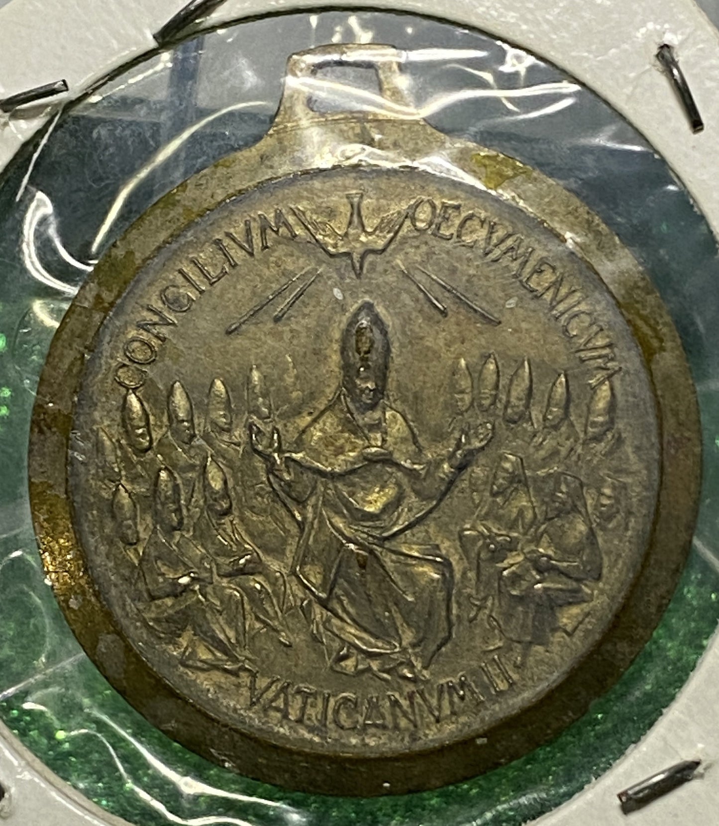 RELIGIOUS MEDAL MEDALLION JOHANNES XXIII PAVLVS VI VATICAN VM II