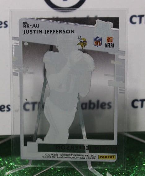 2020 PANINI DONRUSS JUSTIN JEFFERSON # RR-JUJ ROOKIE NFL MINNESOTA VIKINGS GRIDIRON CARD