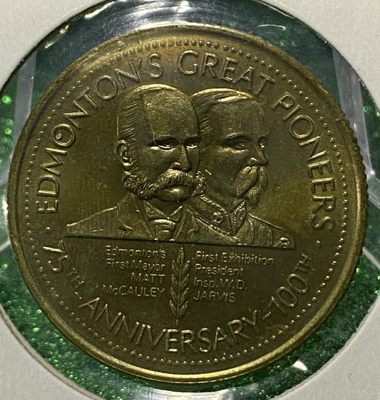 CANADIAN DOLLAR TOKEN COIN EDMONTON ALBERTA KLONDIKE DAYS 1979 (AU/UNC)