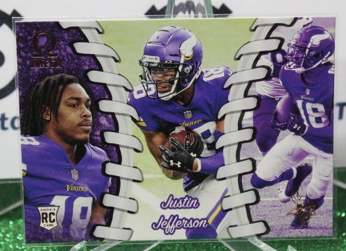 2020 PANINI OMEGA JUSTIN JEFFERSON # O-14 NFL MINNESOTA VIKINGS GRIDIRON CARD