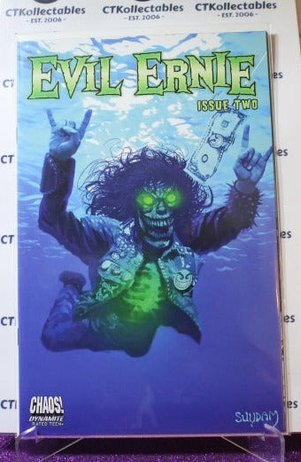 EVIL ERNIE # 2 VARIANT NIRVANA COVER NM / VF CHAOS/DYNAMITE COMICS MATURE READERS 2022