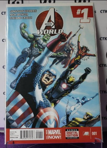AVENGERS WORLD # 001 VF MARVEL COMIC BOOK 2014