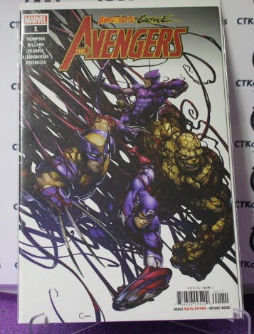 THE AVENGERS # 1 ABSOLUTE CARNAGE NM / VF MARVEL COMIC BOOK 2019