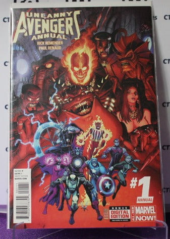 UNCANNY AVENGERS ANNUAL # 1 VF MARVEL COMIC BOOK 2014