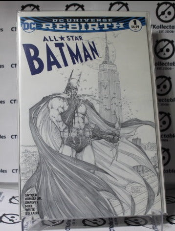 ALL STAR BATMAN # 1 VARIANT TURNER SKETCH COVER DC UNIVERSE REBIRTH 2019