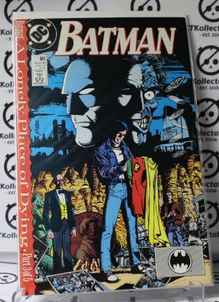 BATMAN # 441 COLLECTABLE COMIC BOOK DC 1989 KEY COMIC