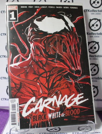 CARNAGE # 1 BLACK, WHITE & BLOOD MARVEL NM COMIC BOOK 2021
