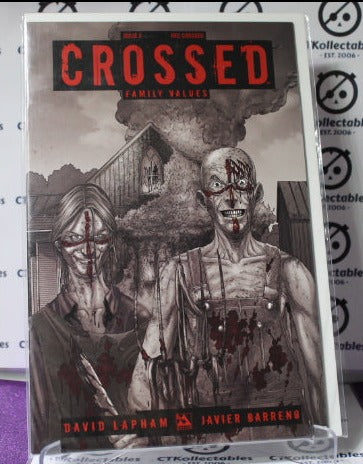 RED CROSSED FAMILY VALUES # 2 VARIANT AMERICAN GOTHIC PARODY AVATAR COMICS VF/NM COMIC BOOK 2011