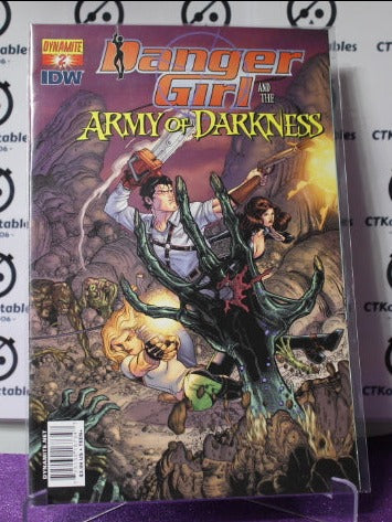 DANGER GIRL AND THE ARMY OF DARKNESS # 2 DYNAMITE / IDW COMICS C COVER COMIC BOOK 2011
