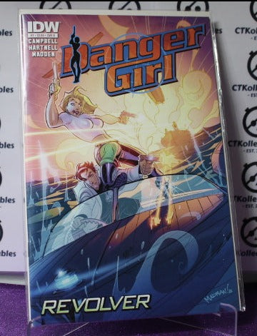 DANGER GIRL # 1 REVOLVER IDW COMICS B COVER COMIC BOOK 2012
