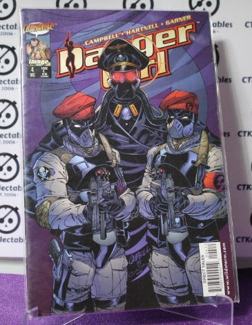 DANGER GIRL # 4 CLIFFHANGER / IMAGE COMICS COMIC BOOK 1998