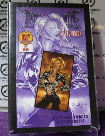 DARKCHYLDE SKETCHBOOK # 1 DYNAMIC FORCES W/COA MATURE COMIC BOOK 1998