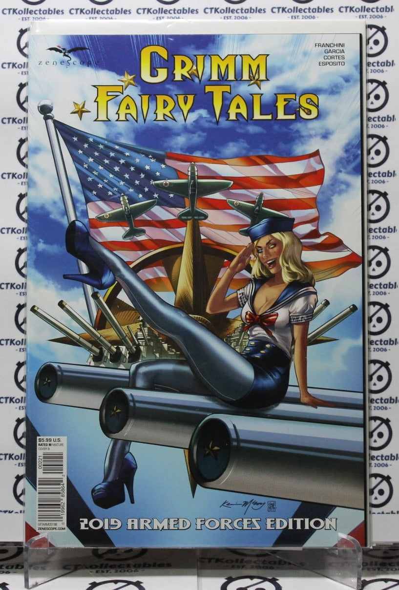 GRIMM FAIRY TALES 2019 ARMED FORCES EDITION VARIANT NAVY NM ZENESCOPE