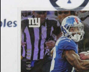 2018 PANINI CERTIFIED ODELL BECHAM JR. # 49 NFL NEW YORK GIANTS 061/499 GRIDIRON CARD