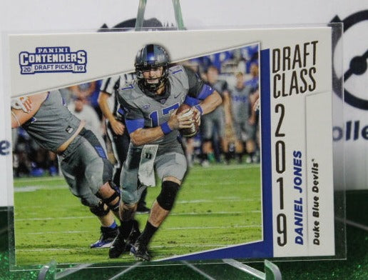 2019 PANINI CONTENDERS DANIEL JONES # 16 ROOKIE DRAFT CLASS NFL NEW YORK GIANTS GRIDIRON CARD