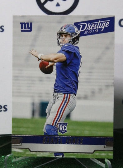 2019 PANINI PRESTIGE DANIEL JONES # 204 ROOKIE NFL NEW YORK GIANTS GRIDIRON CARD
