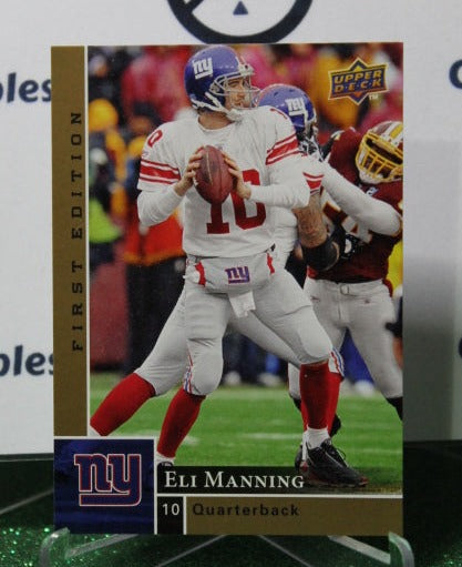 2009 UPPER DECK ELI MANNING # 101 GOLD NFL NEW YORK GIANTS GRIDIRON CARD