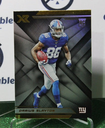 2019 PANINI XR DARIUS SLAYTON # 140 ROOKIE NFL NEW YORK GIANTS GRIDIRON CARD