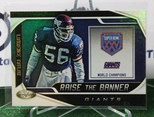 2019 PANINI CERTIFIED LAWRENCE TAYLOR # RTB-LT RAISE THE BANNER NFL NEW YORK GIANTS GRIDIRON CARD