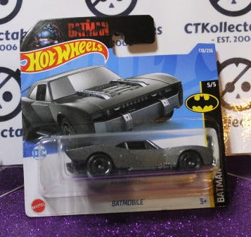 THE BATMAN MATTEL HOT WHEELS SHORT CARD BLACK 178/250 BATMOBILE 5/5 DIE CAST WARNER BROS. DC COMICSB 2022